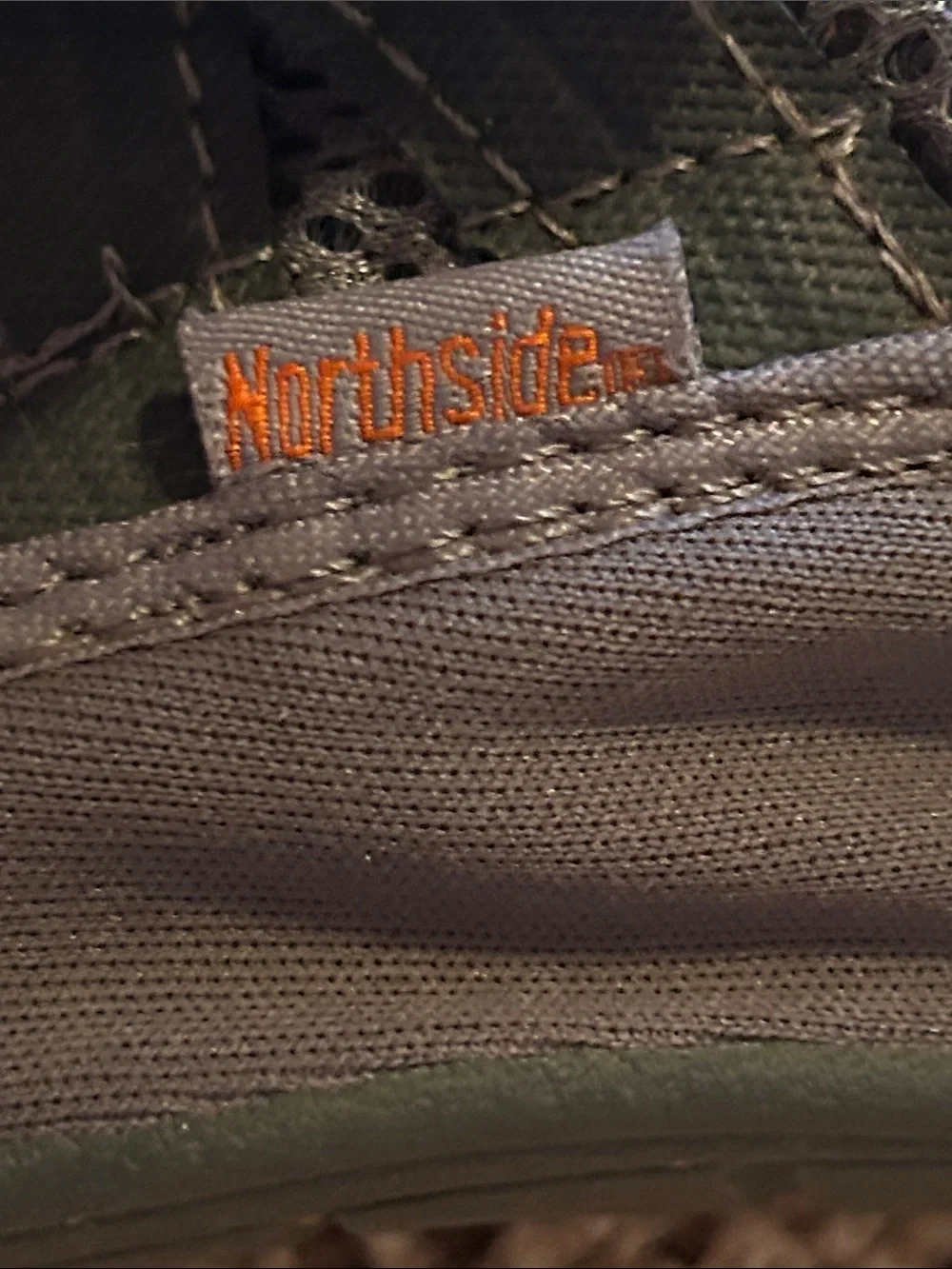 Northside Grey and Orange Kids Trail Sneaker